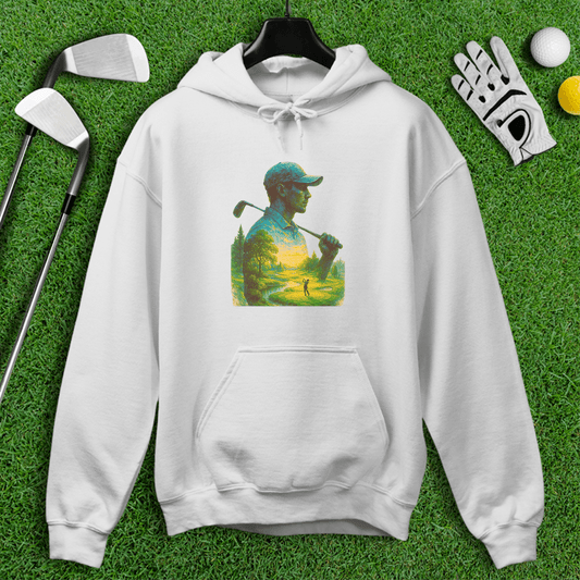 Golfer’s Serene Mindscape Hoodie - TeeHee Golf Gear