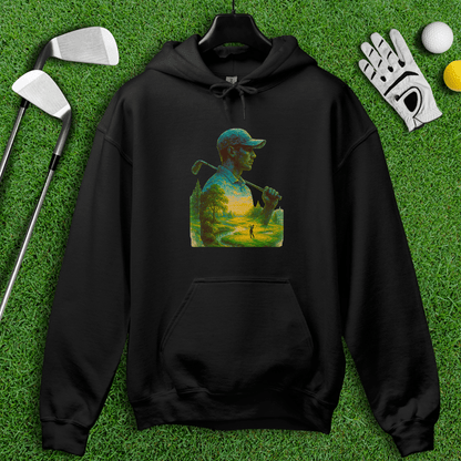 Golfer’s Serene Mindscape Hoodie - TeeHee Golf Gear