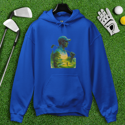 Golfer’s Serene Mindscape Hoodie - TeeHee Golf Gear