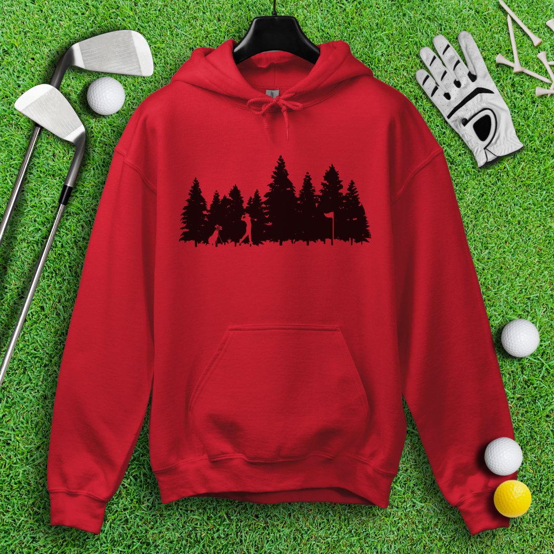 Golfing in the Woods Hoodie - TeeHee Golf Gear