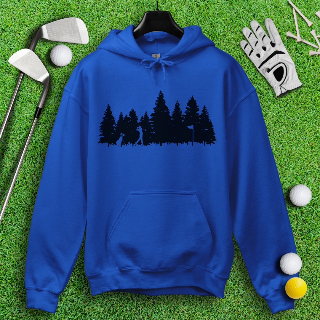 Golfing in the Woods Hoodie - TeeHee Golf Gear