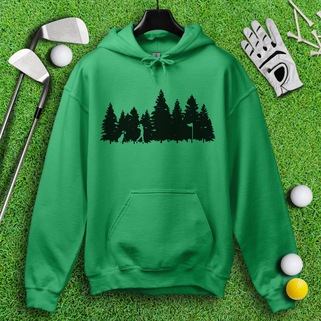 Golfing in the Woods Hoodie - TeeHee Golf Gear