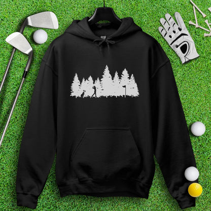 Golfing in the Woods Hoodie - TeeHee Golf Gear