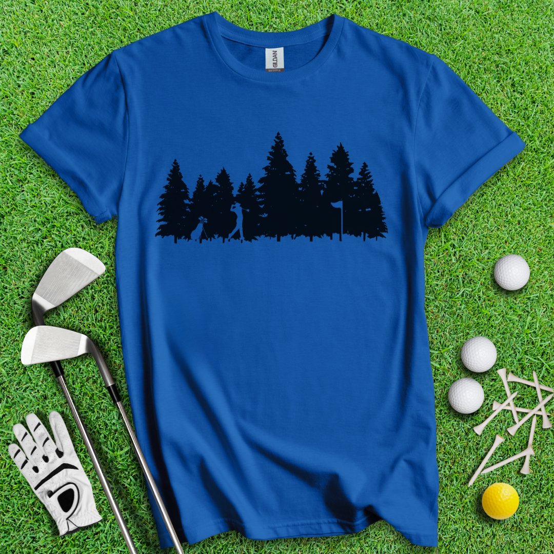 Golfing In The Woods T-Shirt - TeeHee Golf Gear