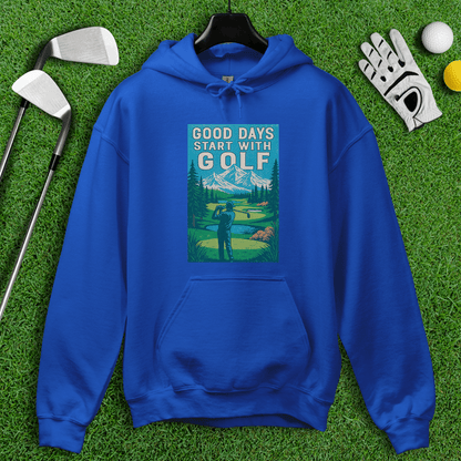 Good Days Start with Golf Hoodie - TeeHee Golf Gear