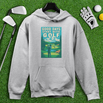 Good Days Start with Golf Hoodie - TeeHee Golf Gear