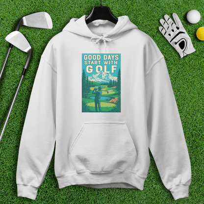 Good Days Start with Golf Hoodie - TeeHee Golf Gear