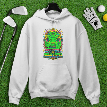 Good Vibes Great Drive Hoodie - TeeHee Golf Gear