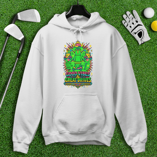 Good Vibes Great Drive Hoodie - TeeHee Golf Gear