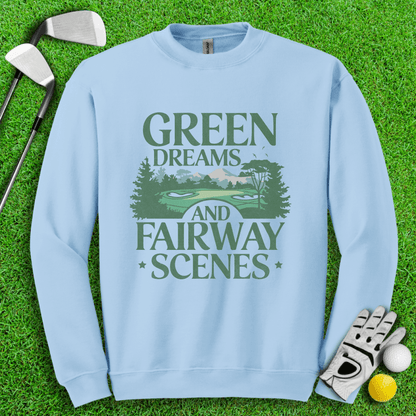 Green Dreams Crewneck - TeeHee Golf Gear