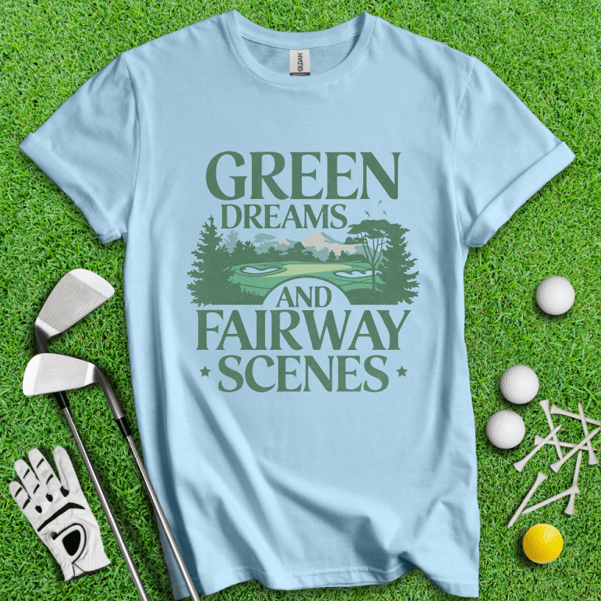 Green Dreams T-shirt - TeeHee Golf Gear
