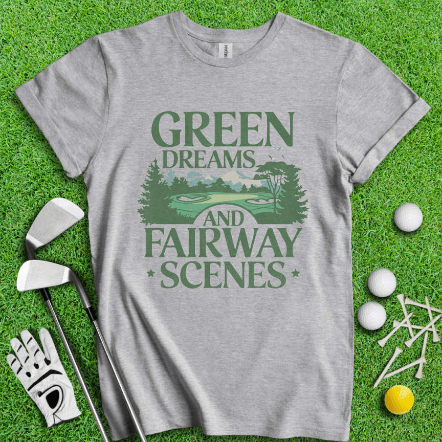 Green Dreams T-shirt - TeeHee Golf Gear