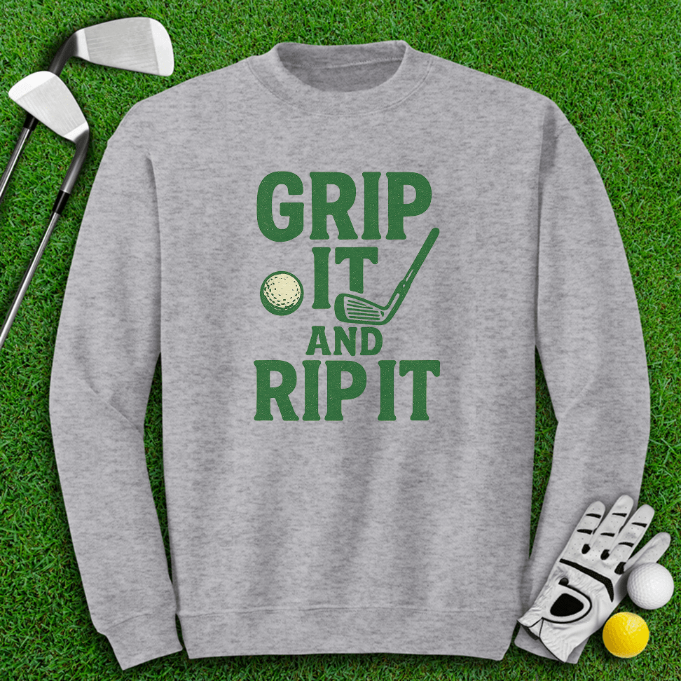 Grip It Rip It Crewneck - TeeHee Golf Gear