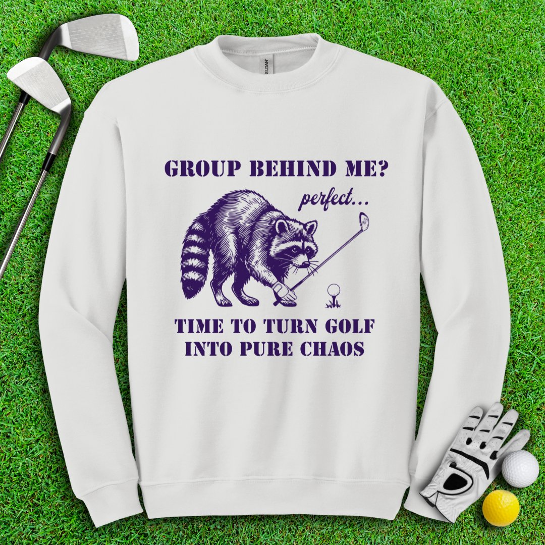 Group Behind Me Pure Chaos Crewneck - TeeHee Golf Gear