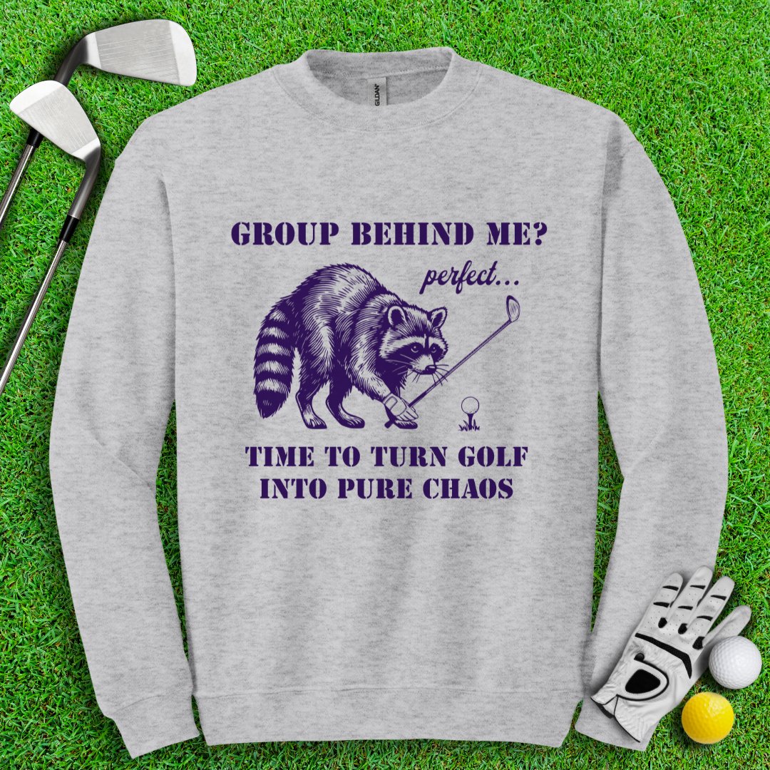 Group Behind Me Pure Chaos Crewneck - TeeHee Golf Gear