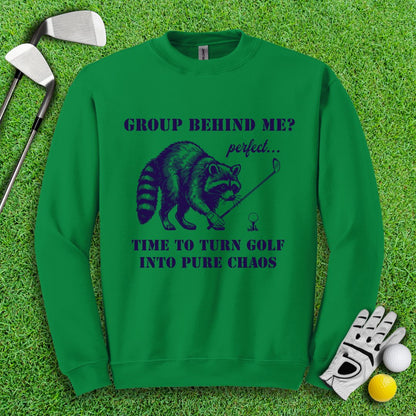 Group Behind Me Pure Chaos Crewneck - TeeHee Golf Gear