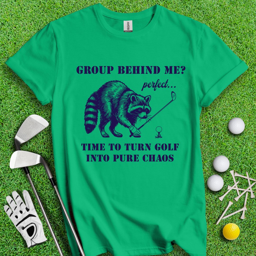 Group Behind Me Pure Chaos T-shirt - TeeHee Golf Gear