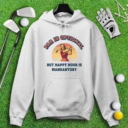 Happy Hour is Mandatory Hoodie - TeeHee Golf Gear