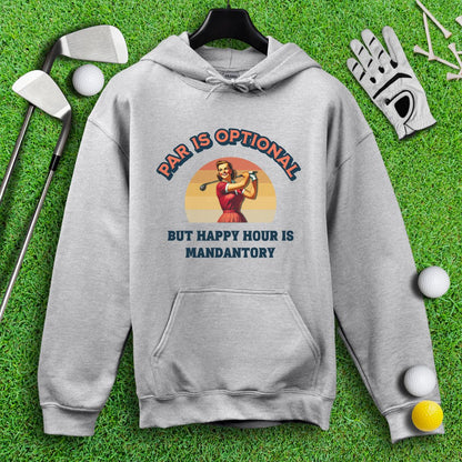 Happy Hour is Mandatory Hoodie - TeeHee Golf Gear