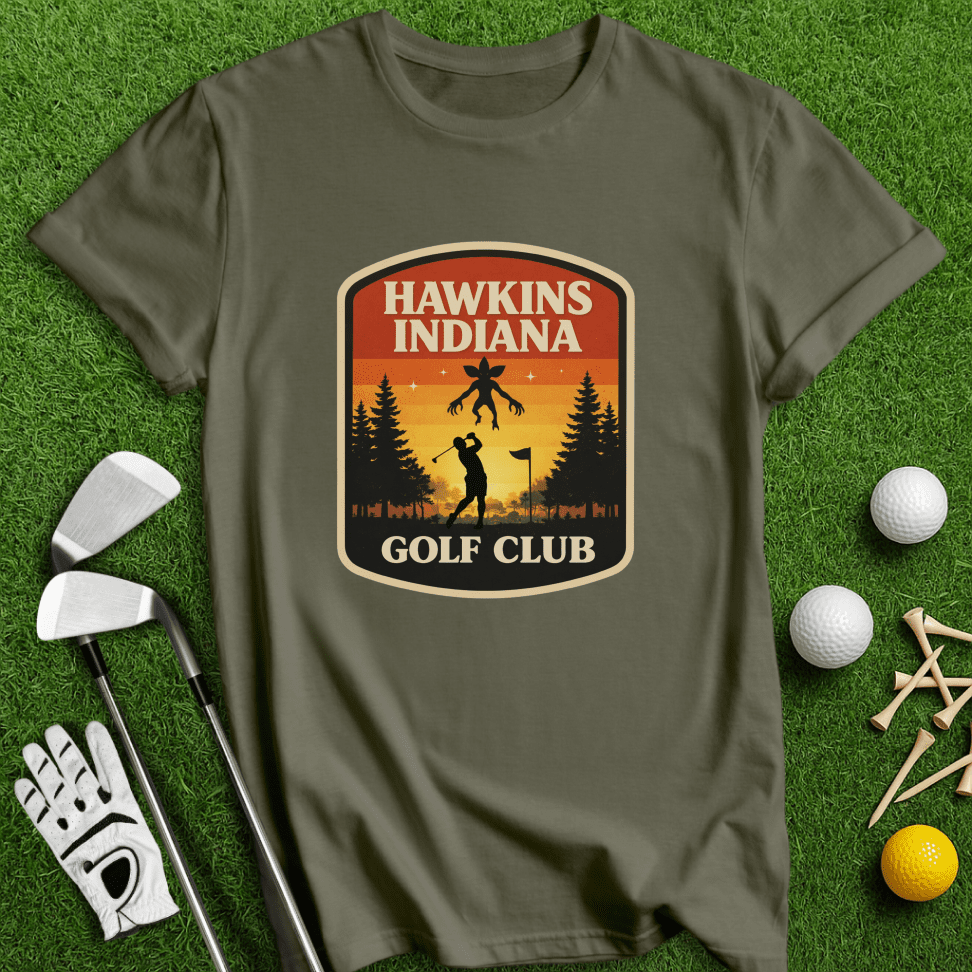 Hawkins Indiana Golf Club T-Shirt - TeeHee Golf Gear