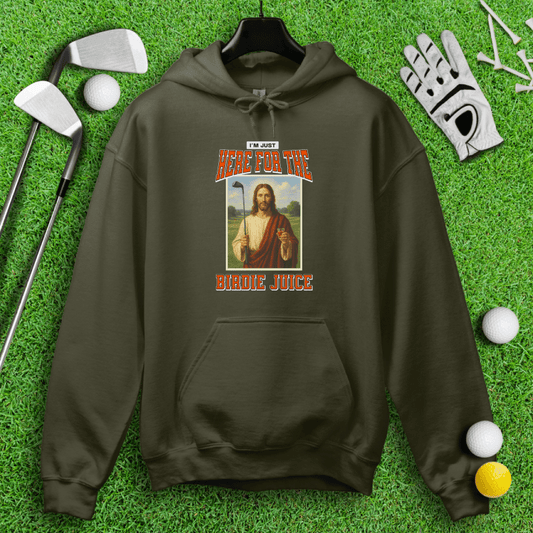 Here For The Birdie Juice Hoodie - TeeHee Golf Gear