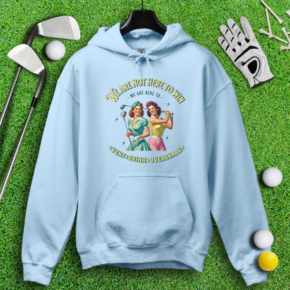 Here to Vent, Drink & Overshare Hoodie - TeeHee Golf Gear