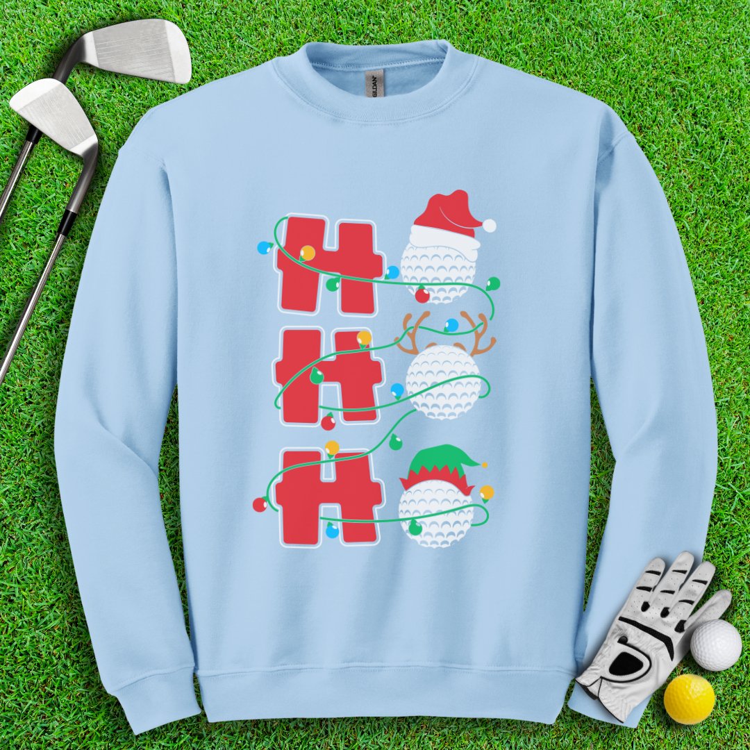 HOHOHO Golf Ball Crewneck - TeeHee Golf Gear