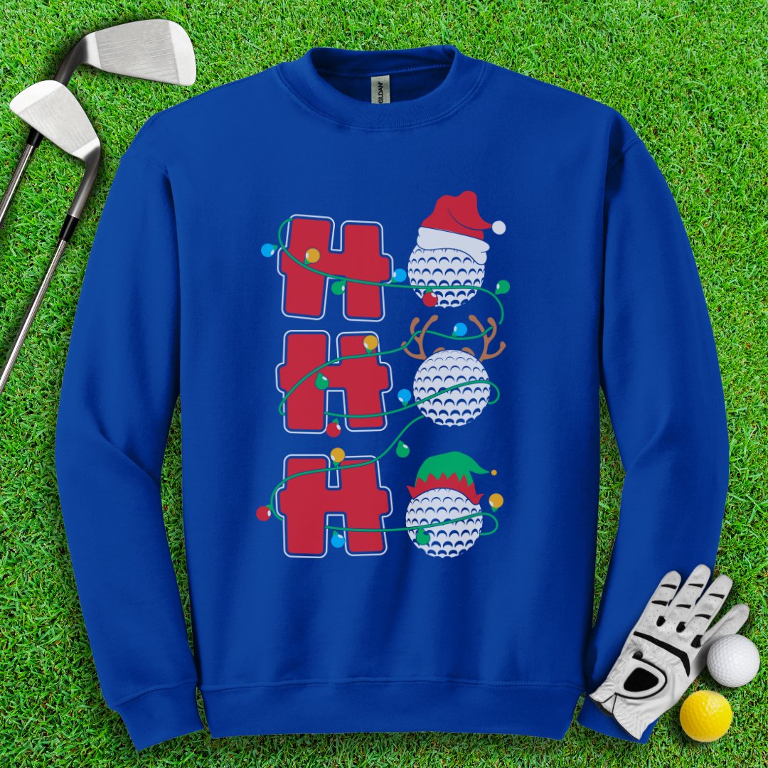 HOHOHO Golf Ball Crewneck - TeeHee Golf Gear