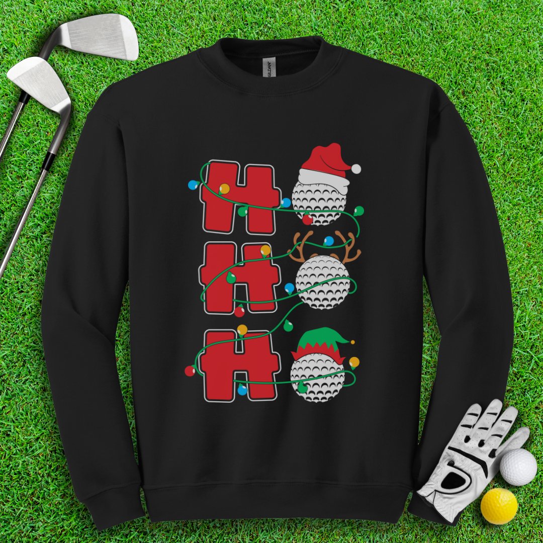 HOHOHO Golf Ball Crewneck - TeeHee Golf Gear