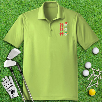 HOHOHO Golf Ball Polo Shirt - TeeHee Golf Gear