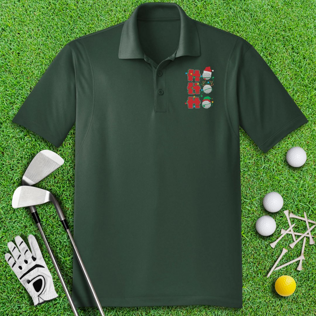 HOHOHO Golf Ball Polo Shirt - TeeHee Golf Gear