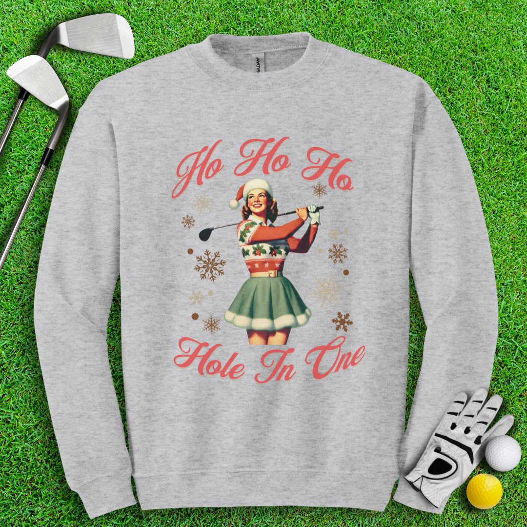 Hohoho Hole - In - One Crewneck - TeeHee Golf Gear