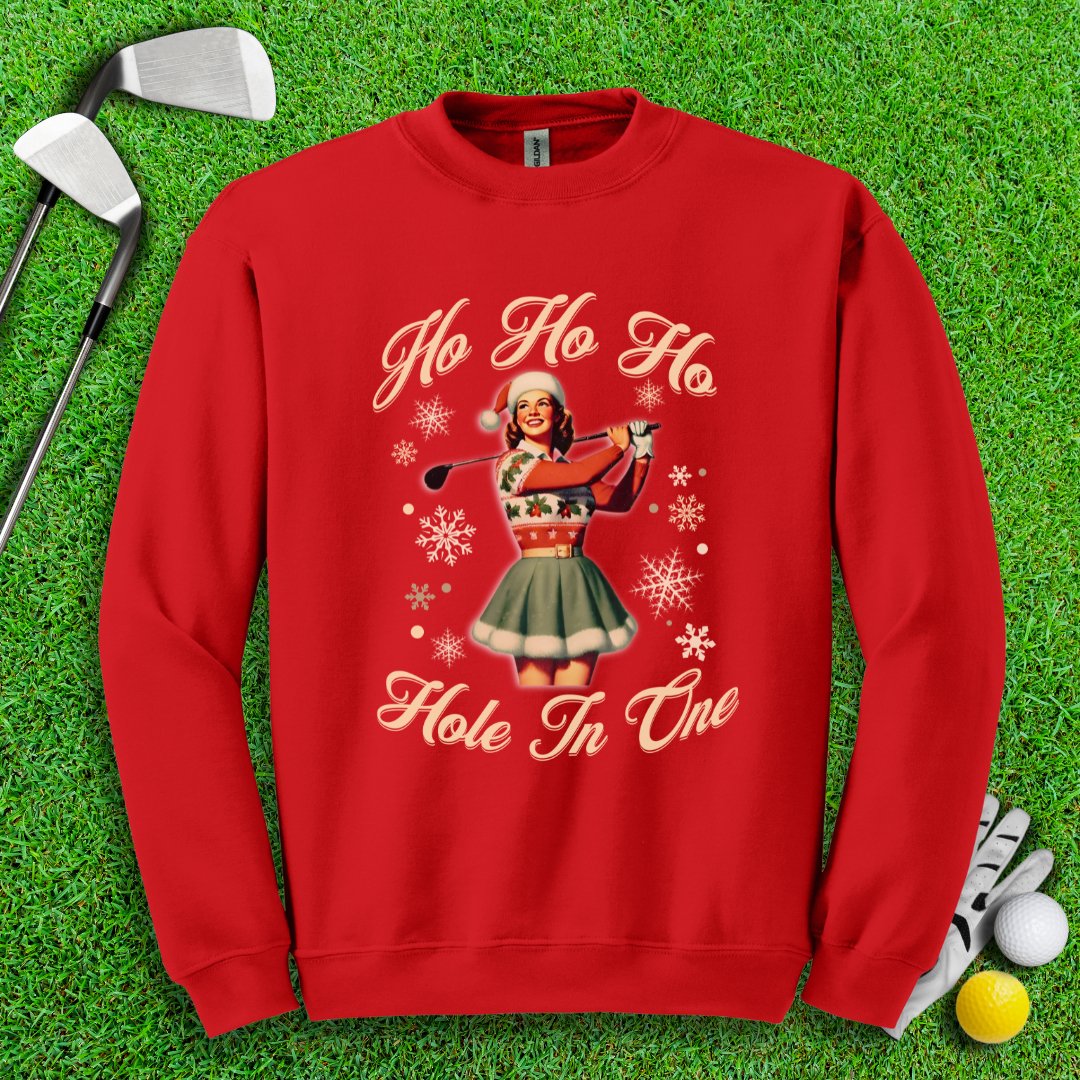 Hohoho Hole - In - One Crewneck - TeeHee Golf Gear