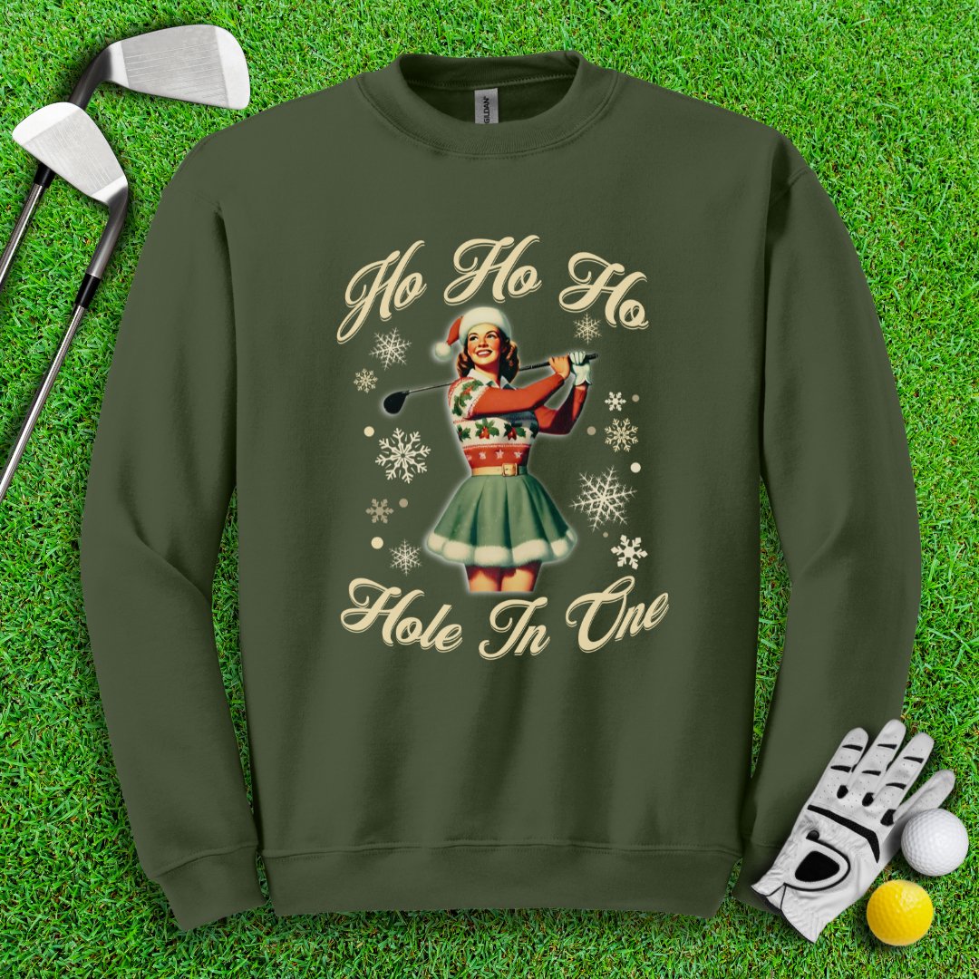 Hohoho Hole - In - One Crewneck - TeeHee Golf Gear