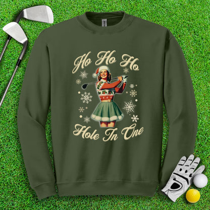 Hohoho Hole - In - One Crewneck - TeeHee Golf Gear