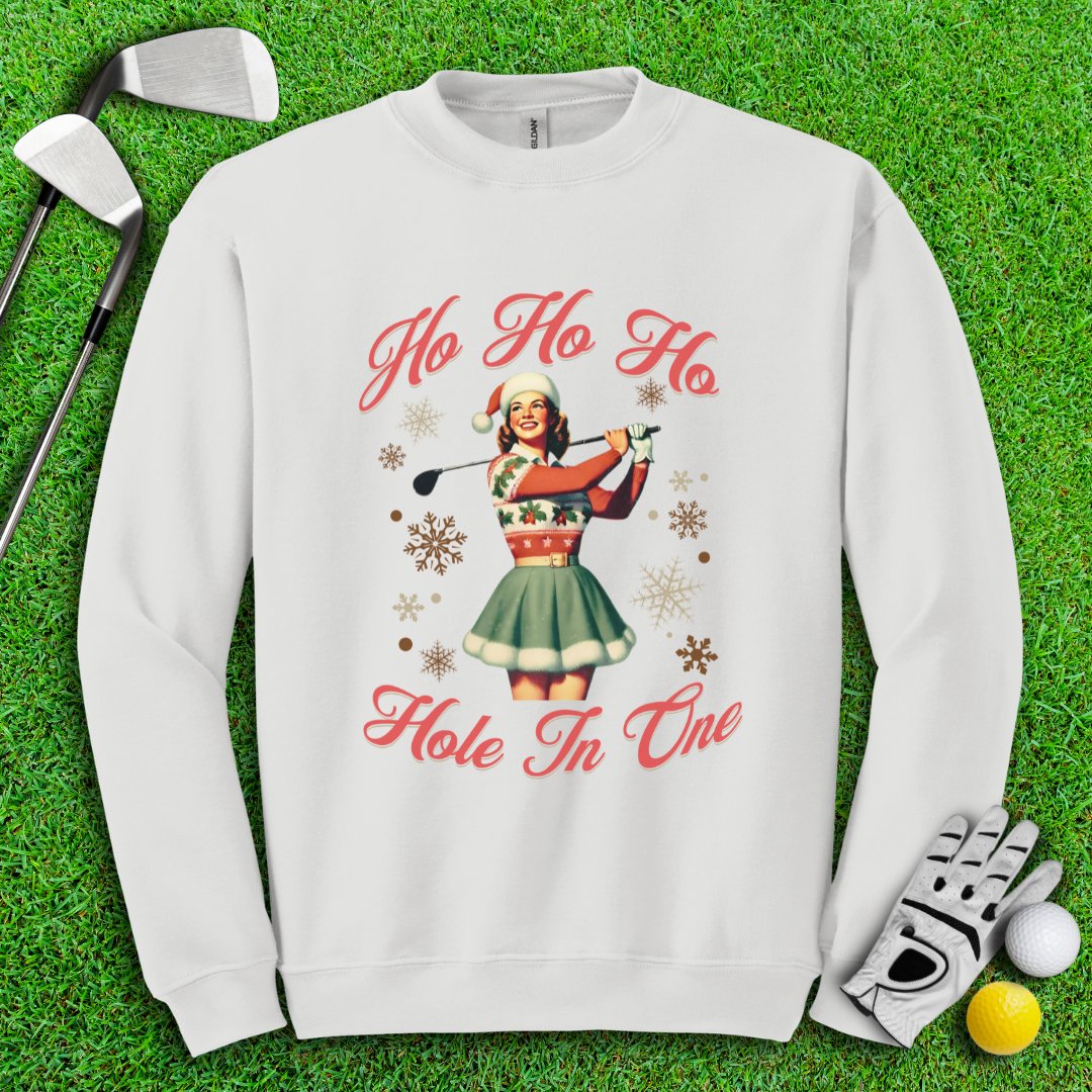 Hohoho Hole - In - One Crewneck - TeeHee Golf Gear