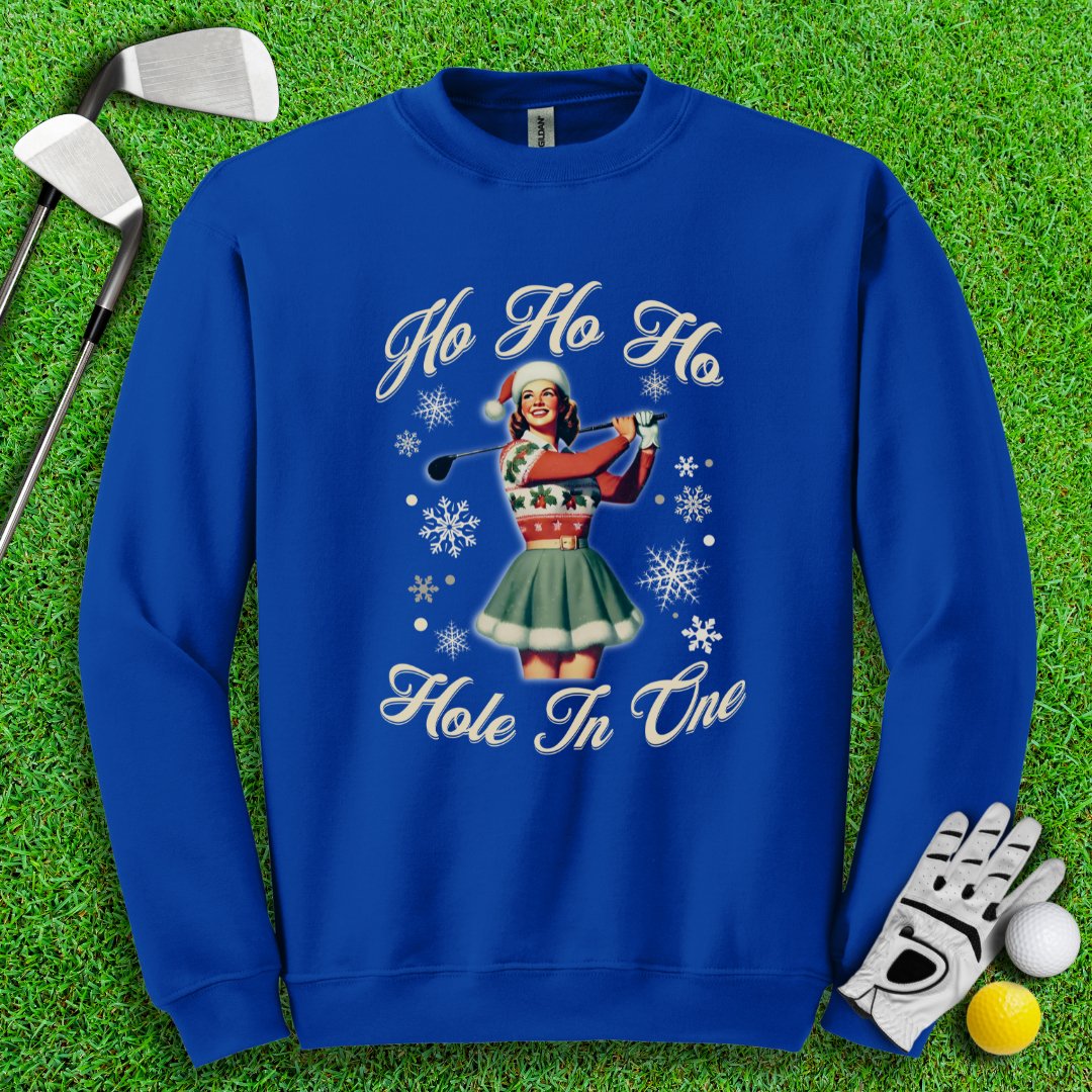 Hohoho Hole - In - One Crewneck - TeeHee Golf Gear