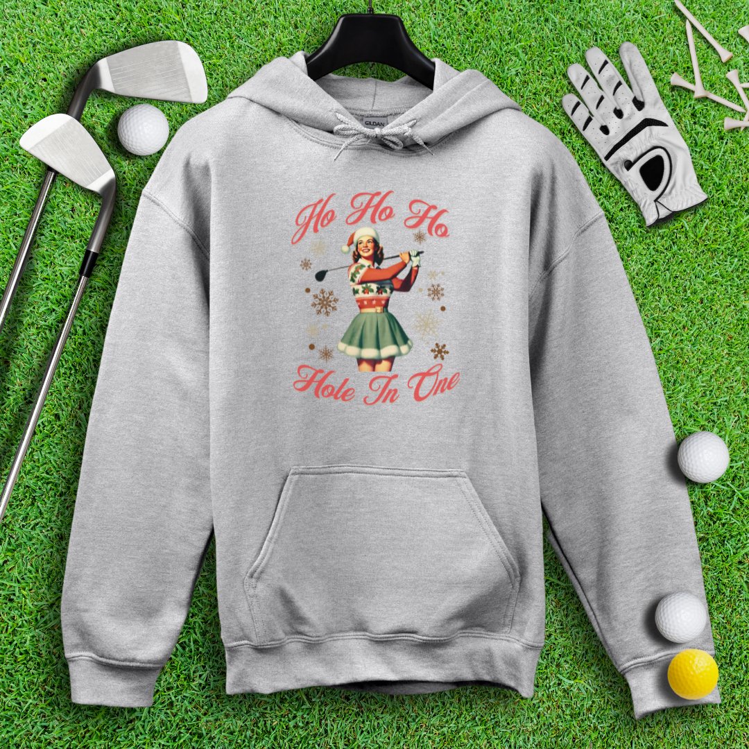 Hohoho Hole - In - One Hoodie - TeeHee Golf Gear