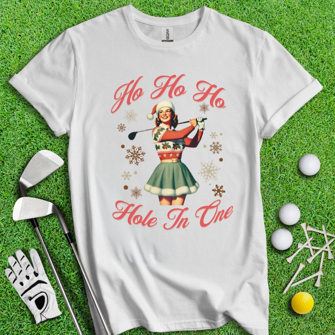 Hohoho Hole - In - One T-Shirt - TeeHee Golf Gear