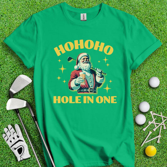 Hohoho Hole - In - One T-Shirt - TeeHee Golf Gear