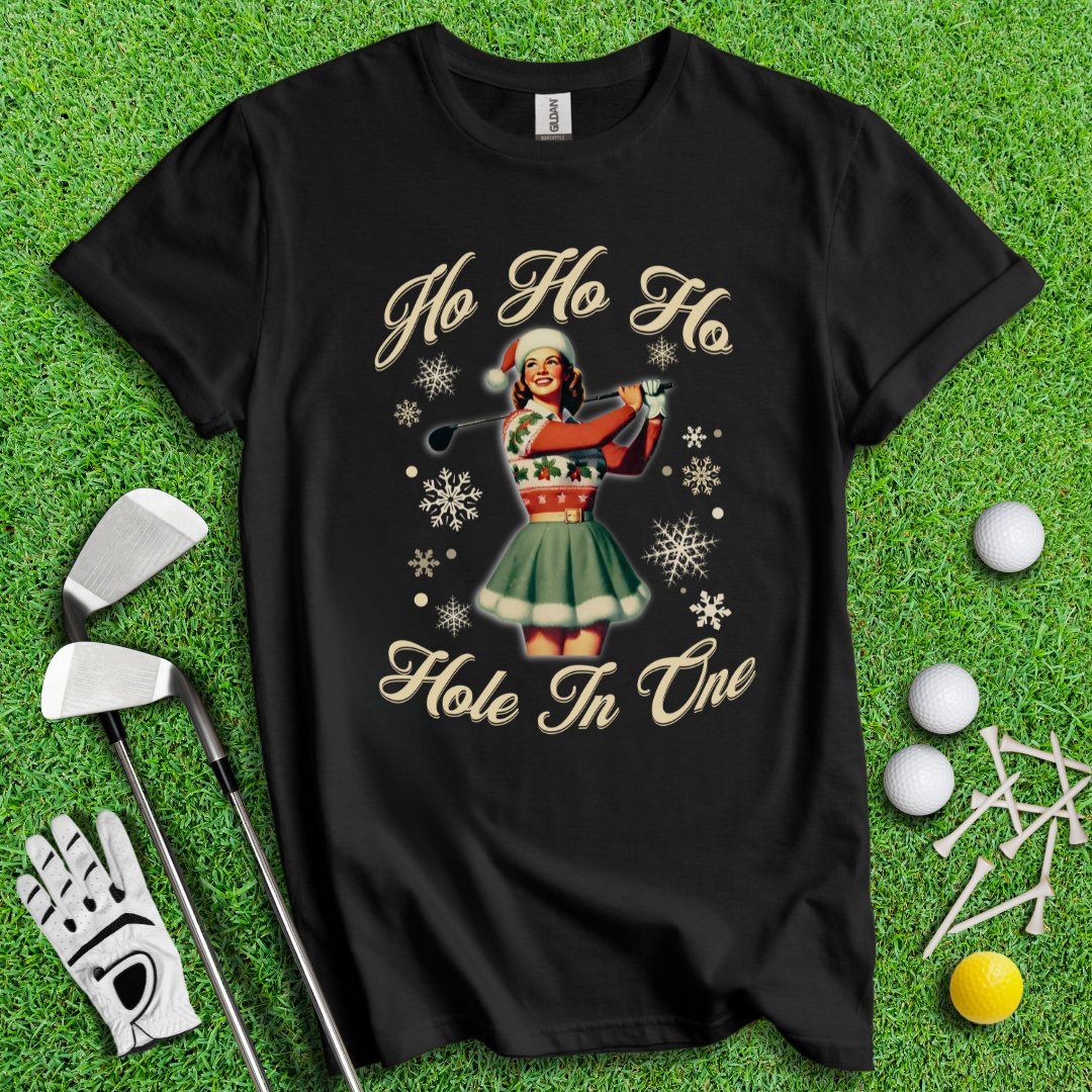 Hohoho Hole - In - One T-Shirt - TeeHee Golf Gear