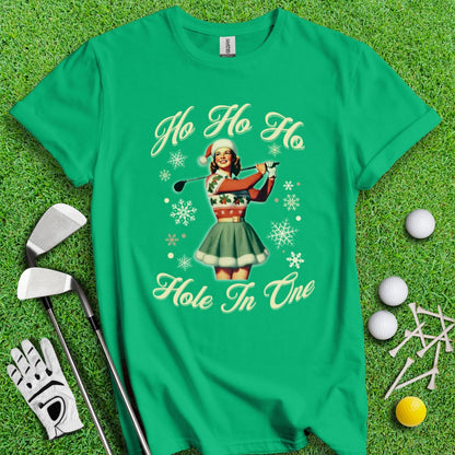 Hohoho Hole - In - One T-Shirt - TeeHee Golf Gear