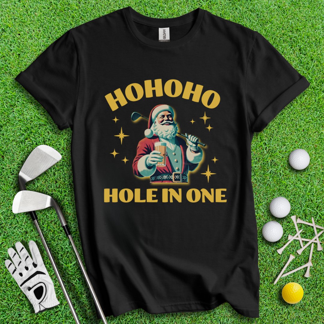 Hohoho Hole - In - One T-Shirt - TeeHee Golf Gear