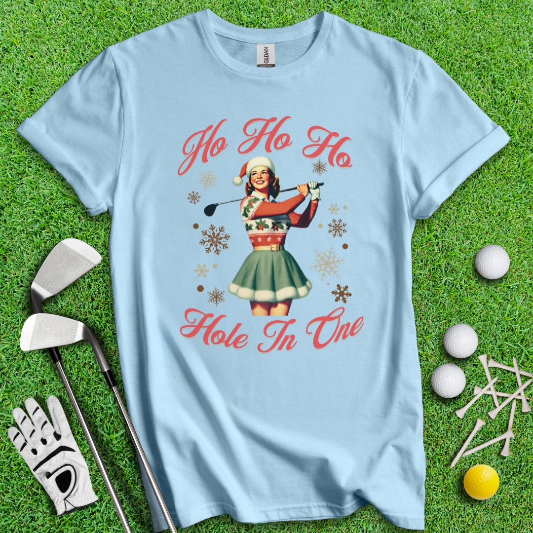 Hohoho Hole - In - One T-Shirt - TeeHee Golf Gear