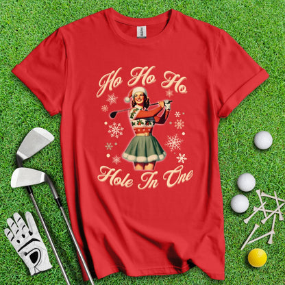 Hohoho Hole - In - One T-Shirt - TeeHee Golf Gear