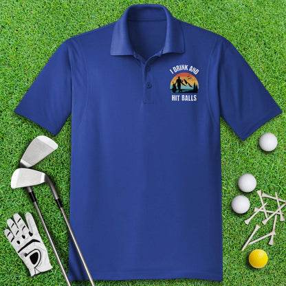 I Drink & Hit Balls Polo Shirt - TeeHee Golf Gear