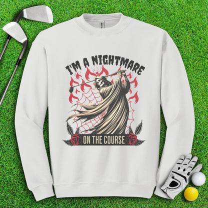 I'm a Nightmare Grim Reaper Crewneck - TeeHee Golf Gear