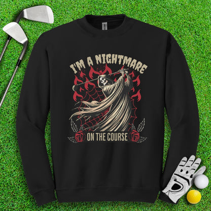 I'm a Nightmare Grim Reaper Crewneck - TeeHee Golf Gear