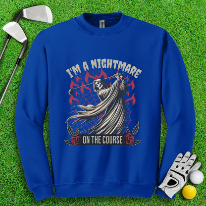 I'm a Nightmare Grim Reaper Crewneck - TeeHee Golf Gear