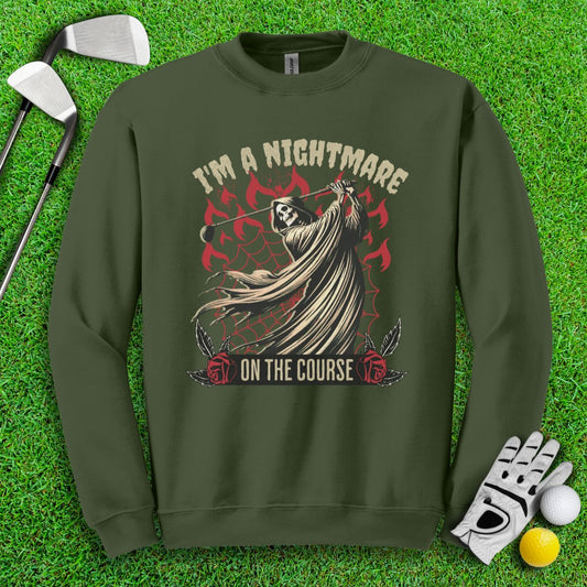 I'm a Nightmare Grim Reaper Crewneck - TeeHee Golf Gear